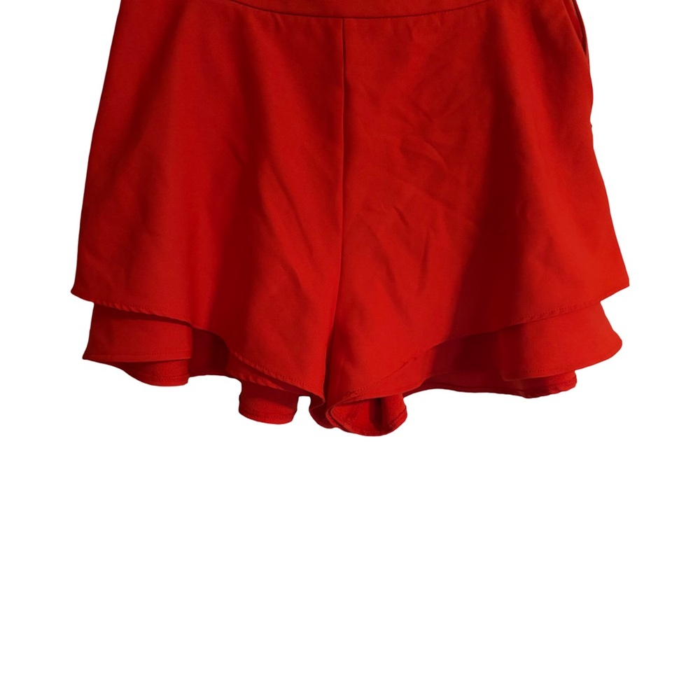 Zara Orange High Rise Women's Shorts